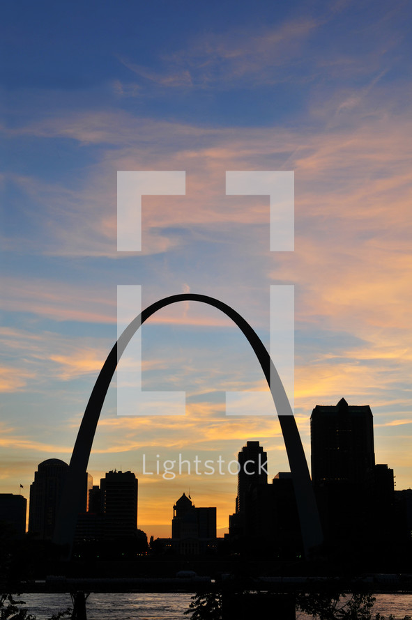 St Louis skyline 