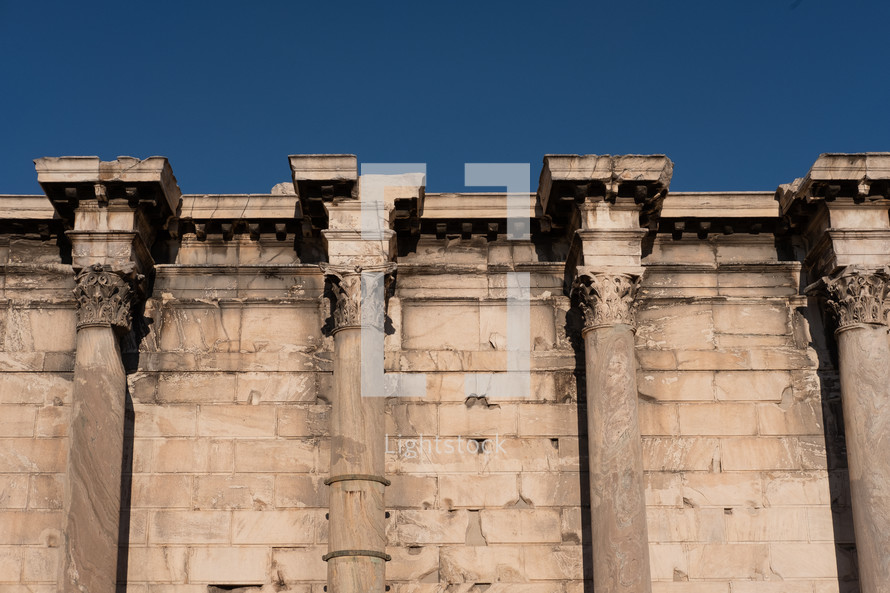 columns in Greece 