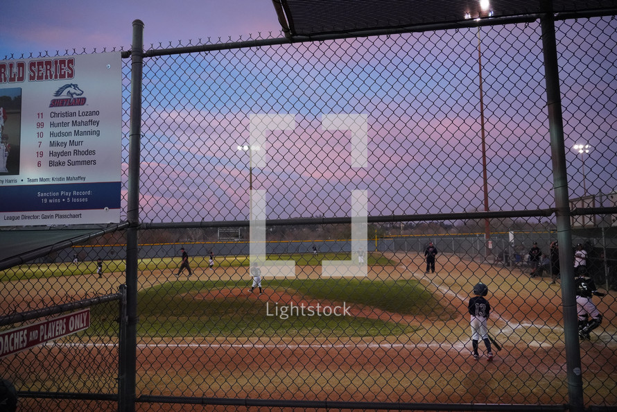 Little League baseball, southern California