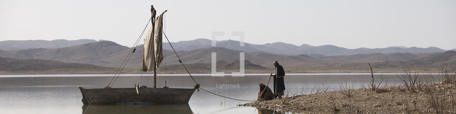 fishermen on the Sea of Galilee in biblical times 
