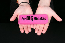eraser for big mistakes 
