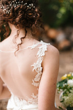 back of a bride 
