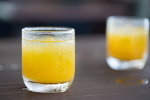 orange juice glasses 