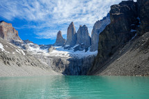 Torres Del Paine Peaks in Patagonia, Chile