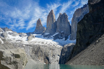 Torres Del Paine Peaks in Patagonia, Chile