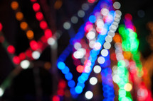 colorful Christmas lights 