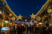 Christmas Market in Christian Quarter of the Old City in Jerusalem