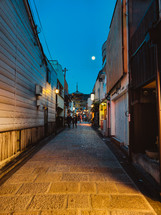 Evening Out In The Streets Of Japan 