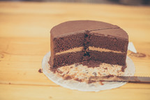 chocolate cake for dessert 