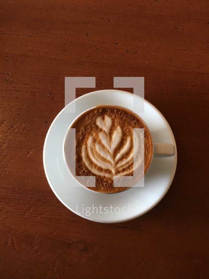 cappuccino in a mug