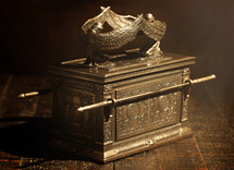 The Ark of the Covenant in Dramatic Sunlight