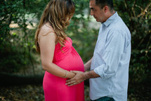 love between an expecting couple 