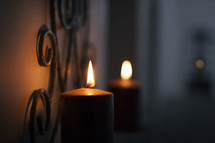 candle wall decoration 