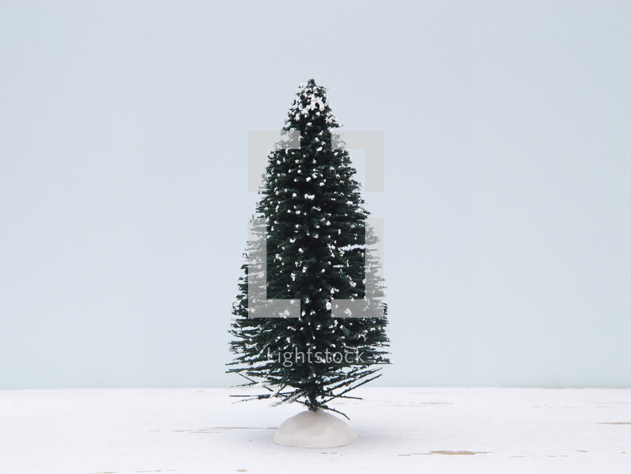 bottle brush Christmas tree 