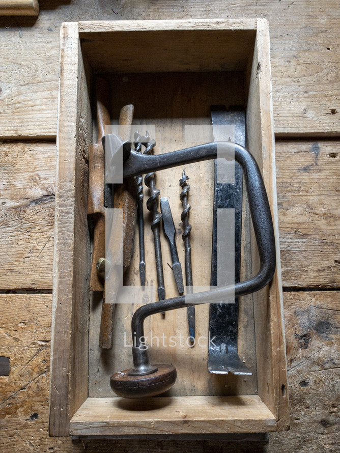 tools in a tool box 