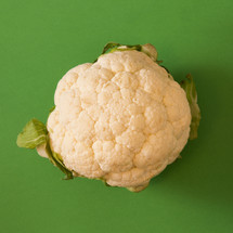 cauliflower on green 