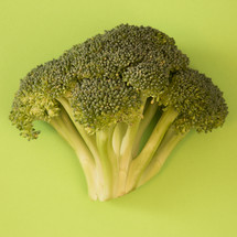 broccoli on green 