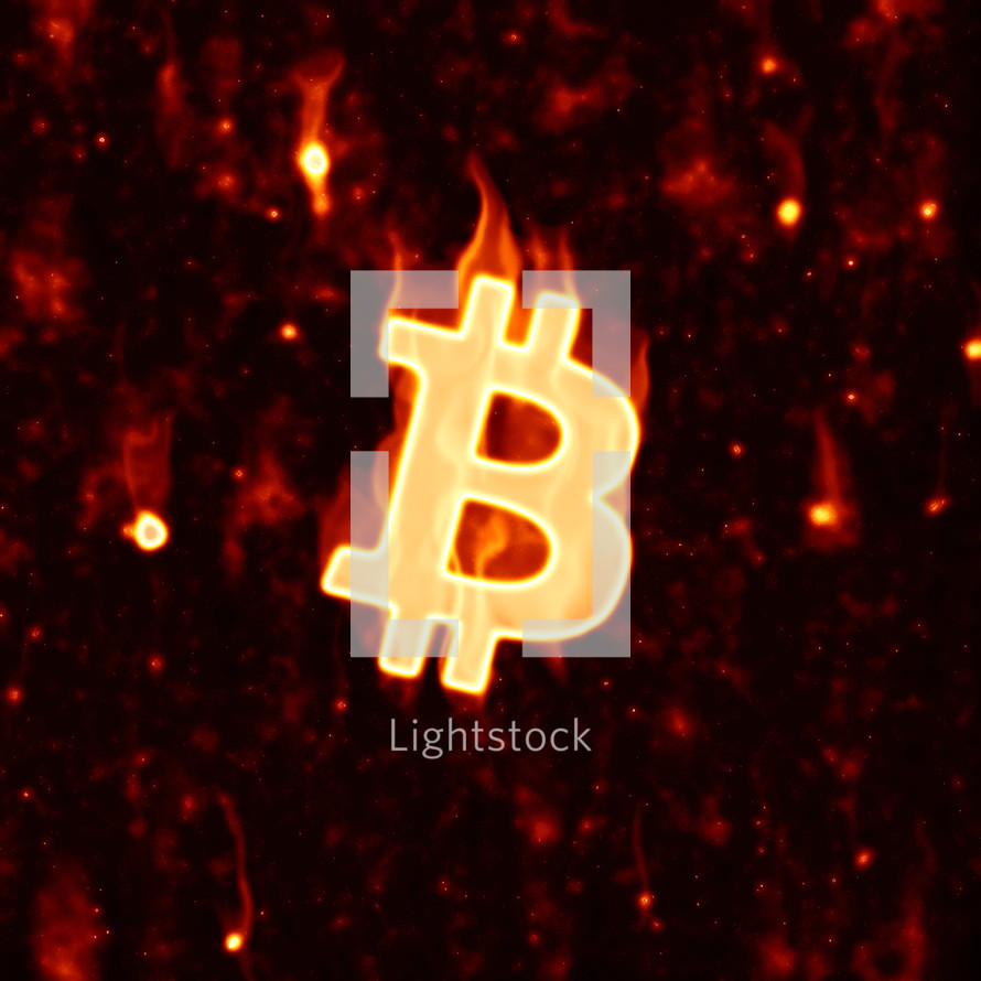 bitcoin on fire 