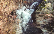 stream over rocks 