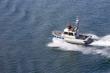 coastguard boat on the water 