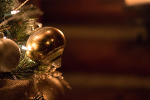 ornaments on a Christmas tree