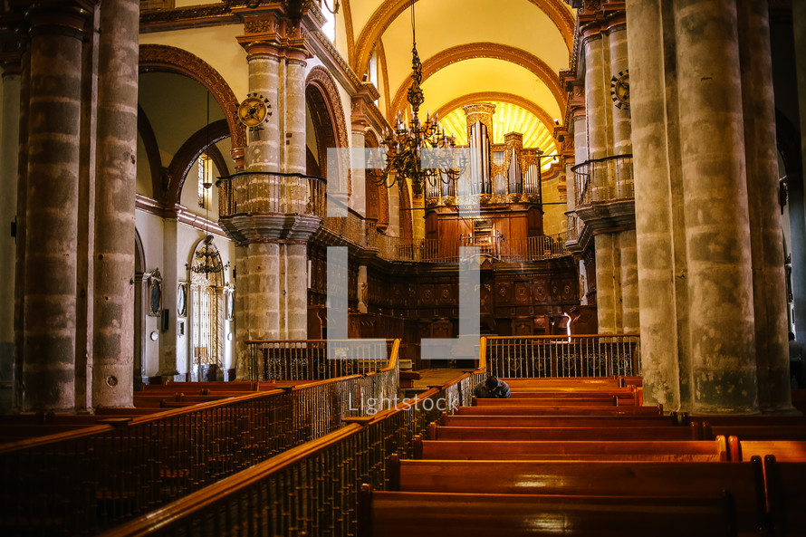 An ornate church sanctuary.