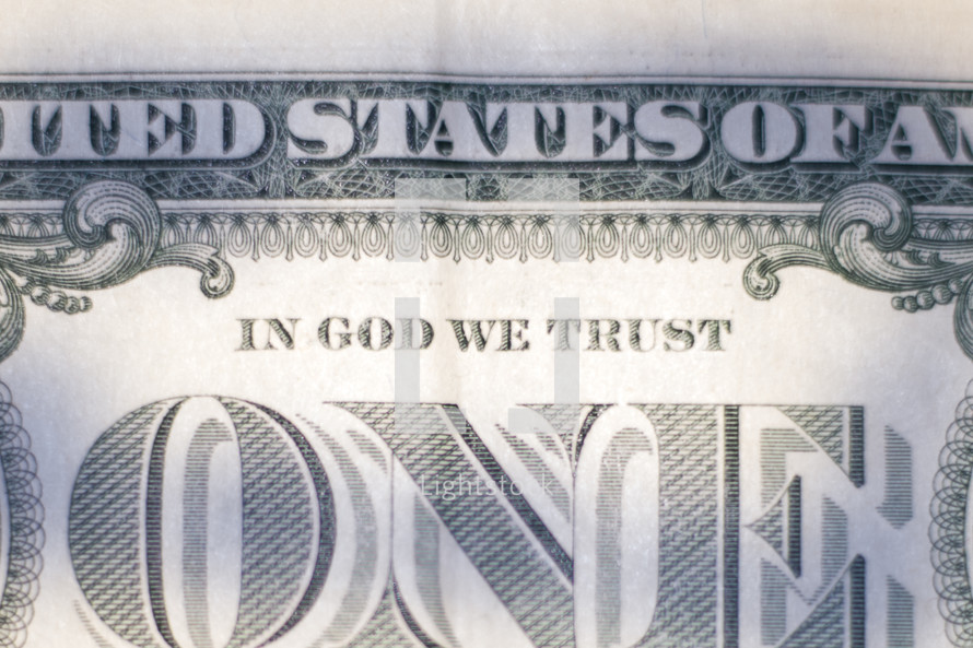 In God We trust on money 