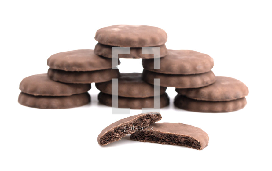 fudge cookies with mint flavor 