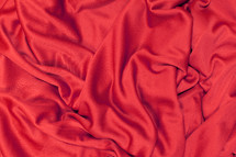 red satin fabric 