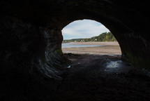 cave on a beach 