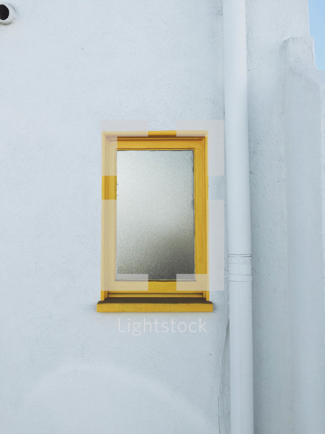 yellow window sill 