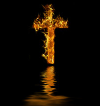 fiery cross