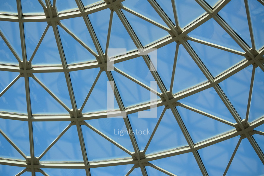 skylights in a dome 