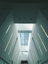 skylight in a hallway