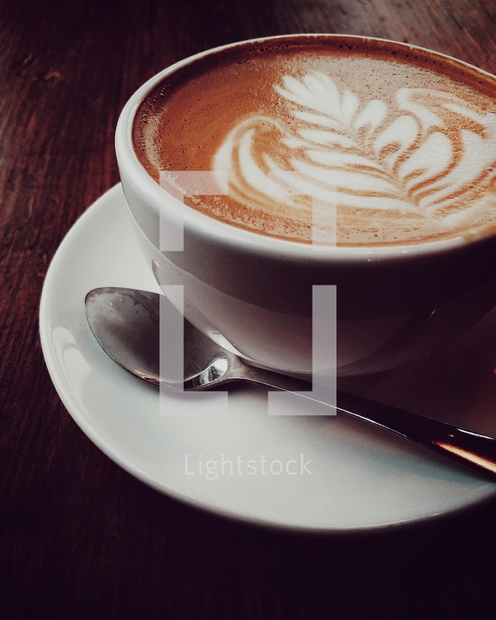 design in a latte 