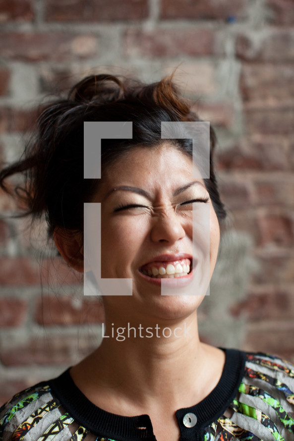smiling Asian woman 