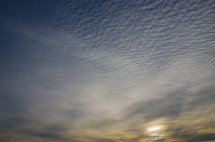 textured clouds in the sky