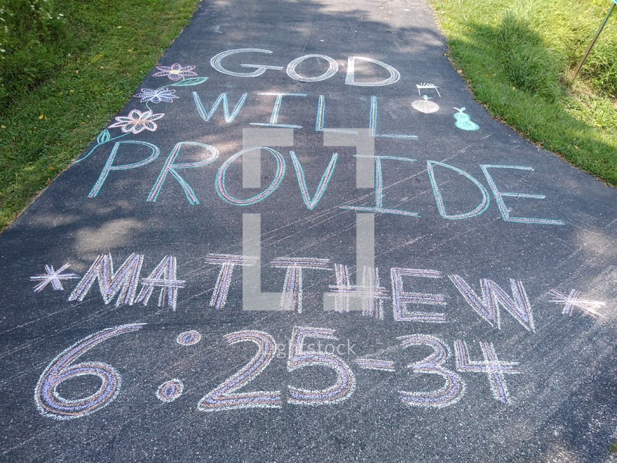 God will provide Matthew 6:25-34