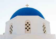 Theotokaki Church, Santorini island, Pyrgos, Greece