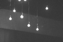hanging light bulbs