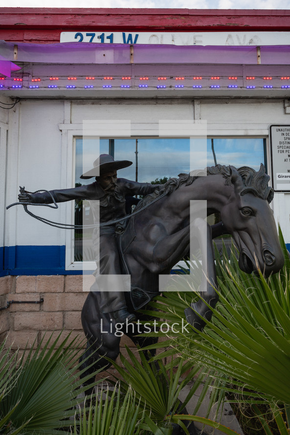 cowboy statue 