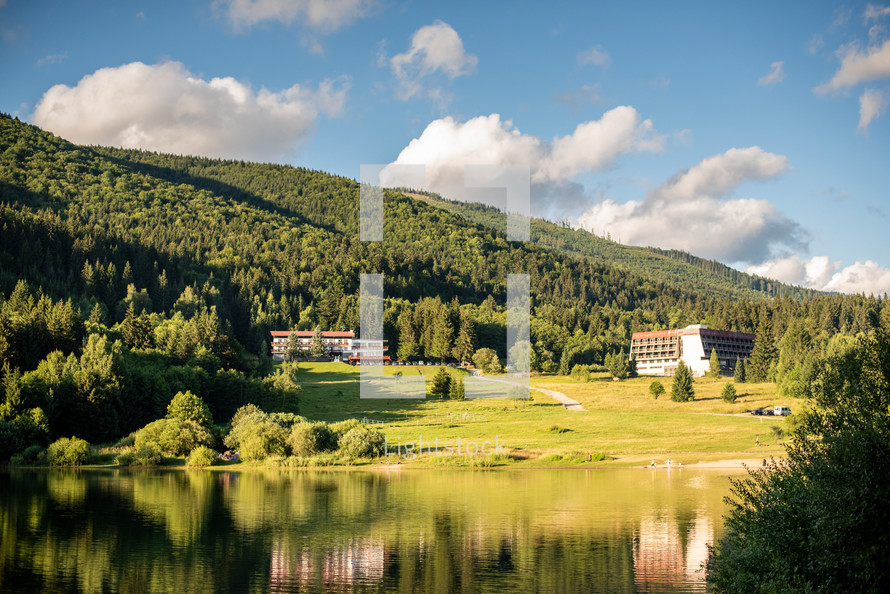 Krpáčovo Lake with Beautiful Forest Reflections