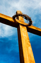 crown of thorns on a cross