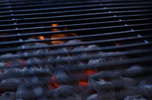 Charcoal grill.