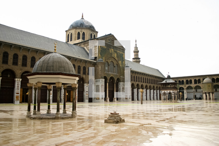 The Great Mosque of Damascus in Syria.