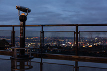 telescope on a rooftop 