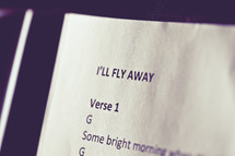 I'll fly away song lyrics