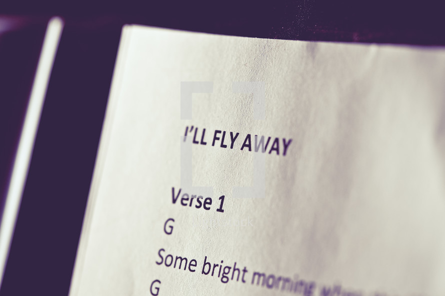 I'll fly away song lyrics