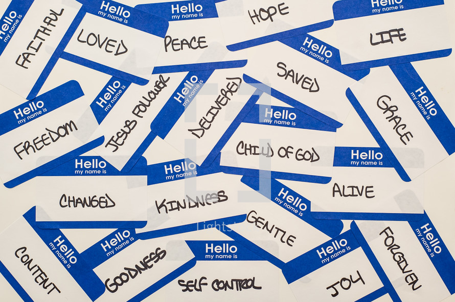 name tags of emotions 