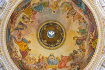 ornate dome in a cathedral 